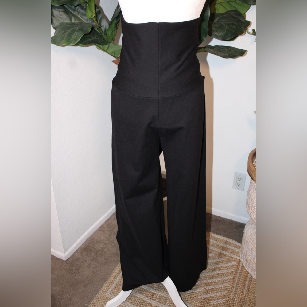 Julia Allert’s Black Wide Leg Trousers Jersey - Picture 8 of 16
